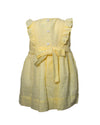 Swiss Dot Yellow Baby Girl Dress 2