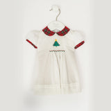 Wholesale Christmas Short Sleeve Baby Dress