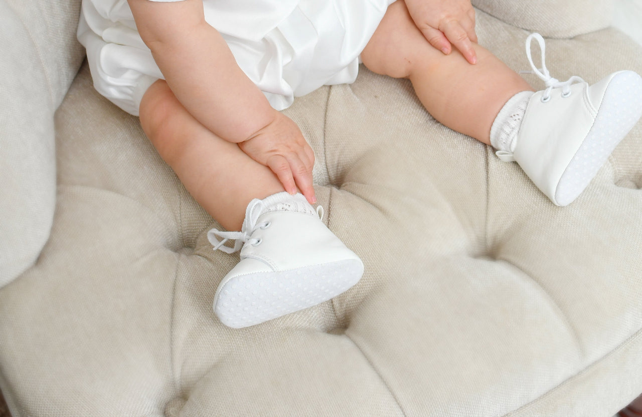 Baby Boy Cross Embroidery Shoes 3