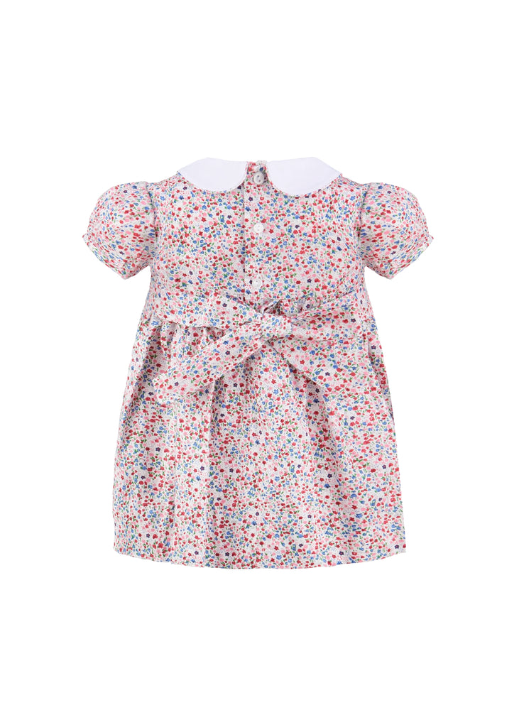 Baby Girl Rose Knit Long Sleeve Dress (Newborn & Infant) 2