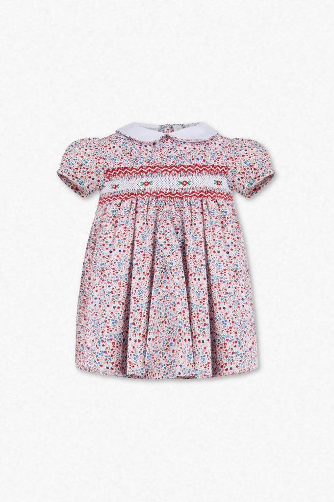 Baby Girl Rose Knit Long Sleeve Dress (Newborn & Infant)