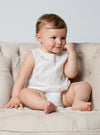 Baby Girl Sleeveless Shirt Two-Piece Diaper Set 4