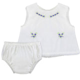 Baby Girl Sleeveless Shirt Two-Piece Diaper Set