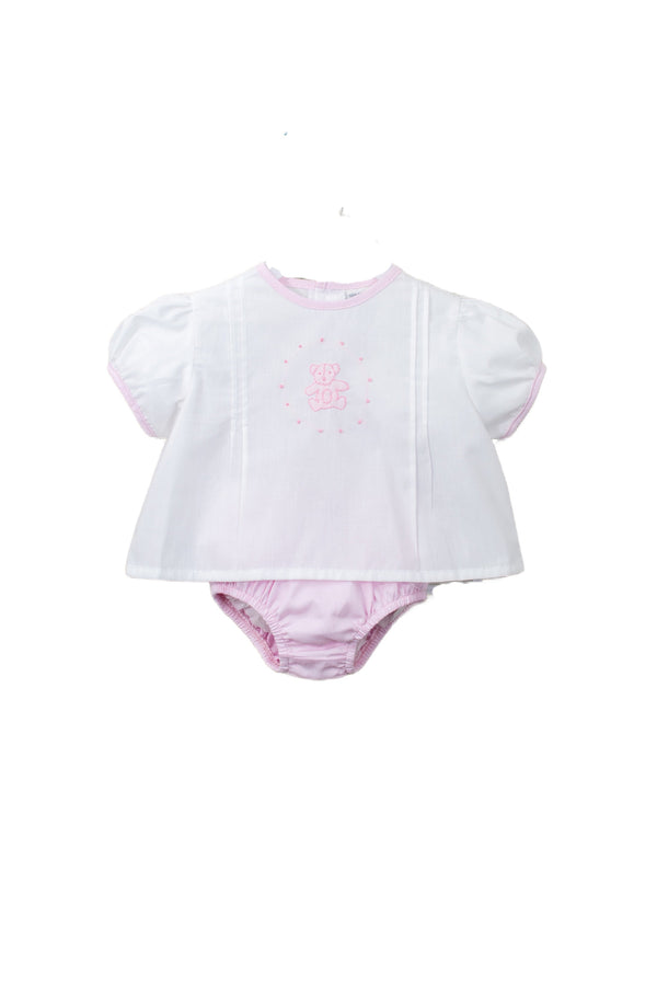Blush Bear Two-Piece Set