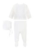 Carriage Boutique 3 Piece White Bris Outfit 