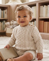 20252-Fisherman Knit Pullover Infant & Toddler Boy Sweater