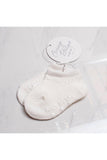 Carriage Boutique Christening White Baby Boy Socks - Imagewear