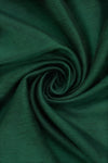 30046T-Floral Smocked Green Silk Short Sleeve Toddler Dress