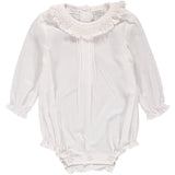 Carriage Boutique Long Sleeve Baby Girl Bubble Romper