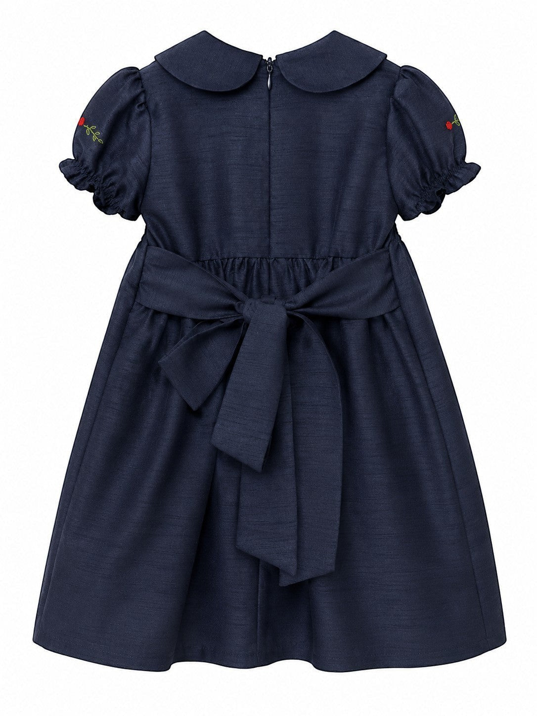 30047-Navy Party Dress for Toddler Girl