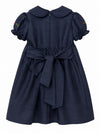 30047-Navy Party Dress for Toddler Girl