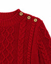 20274-Red Infant & Toddler Knit Pullover Sweater Fisherman