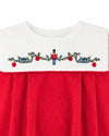 20245- Smocked Nutcracker Red Baby Boy Bubble Romper