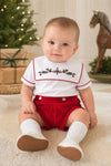 20249- Red Wooden Soldier Infant & Toddler Boy Bobbie Suit