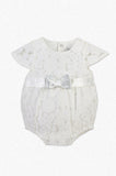Christening Lace Baby Girl Bubble Romper - Imagewear