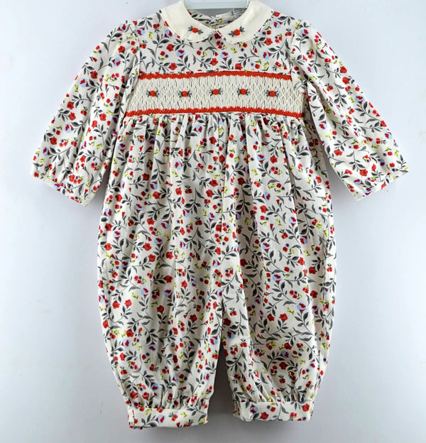Corduroy Floral Baby Boy Longall