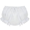 Wholesale Cotton Panty Diaper Cover - Ruffled White Eyelet 2 - Imagewear