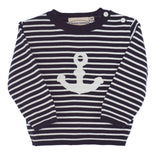 Embroidered Anchor Baby and Toddler Boy Pull Over Sweater