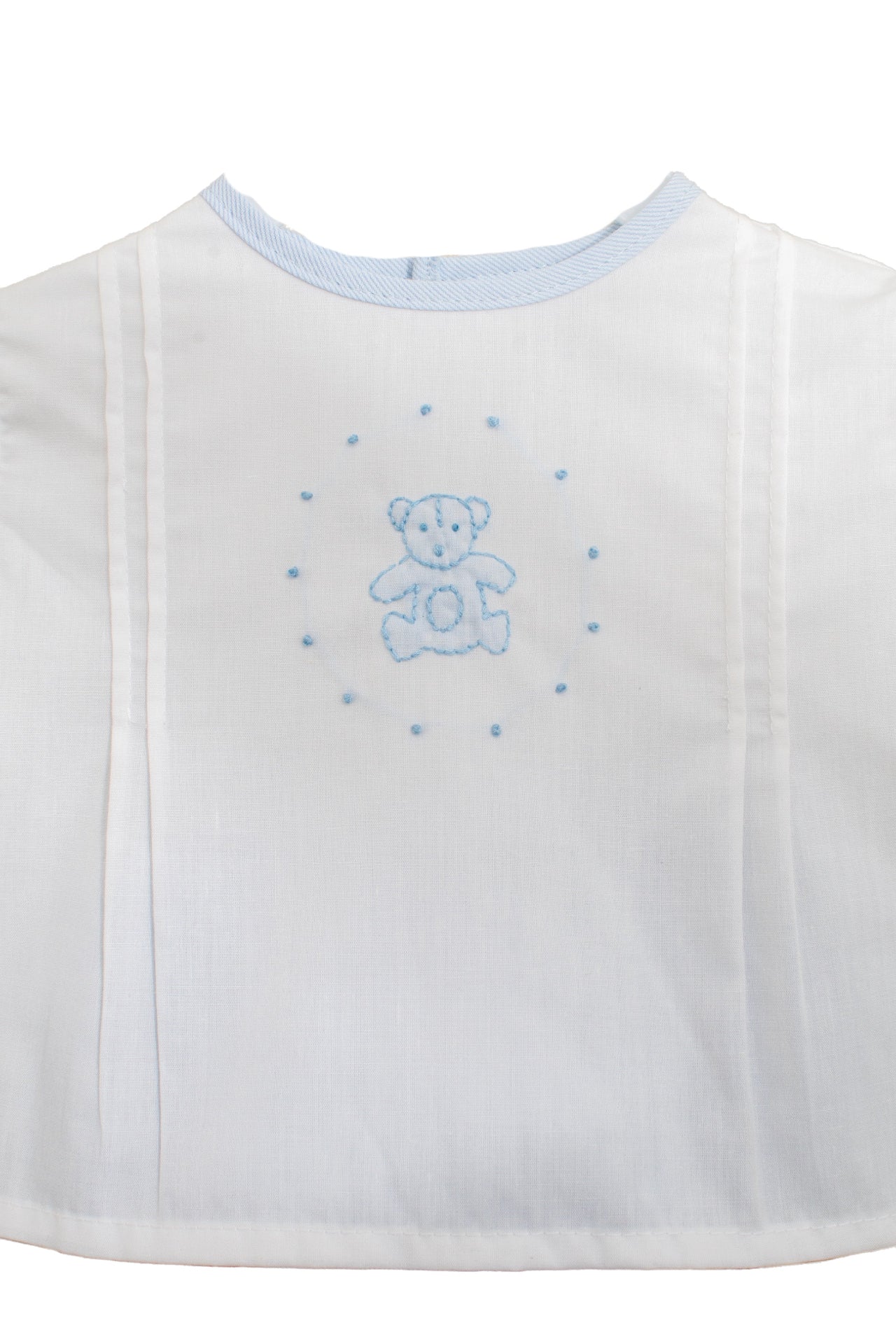 Embroidered Bluebell Teddy Bear Diaper Set 2