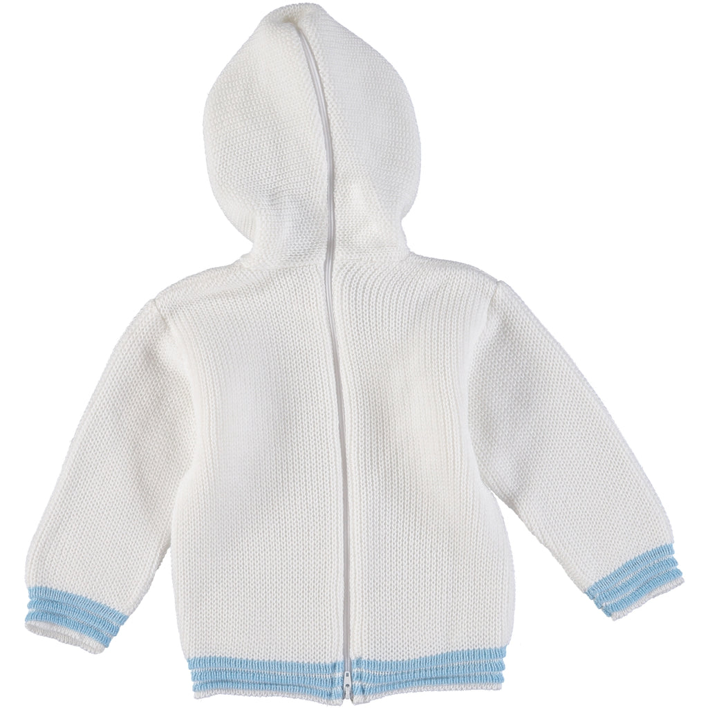 Julius Berger Baby Boy Hooded Zip Back Sweater 2 - Imagewear