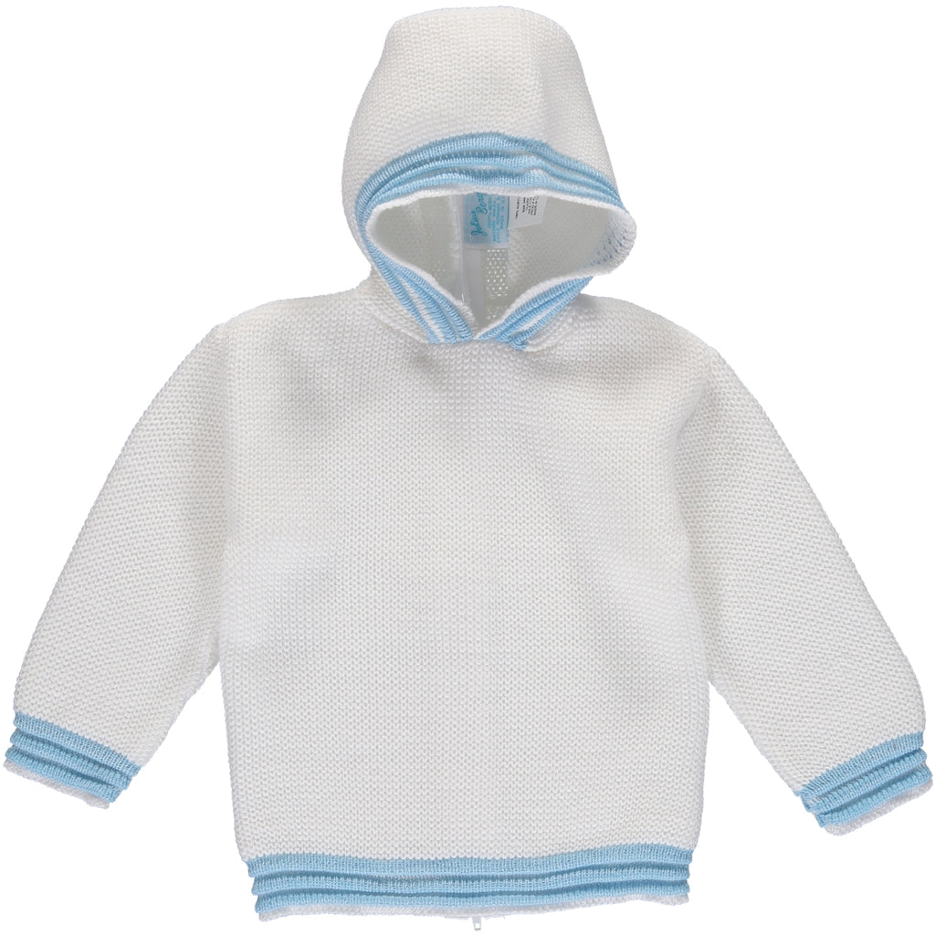 Julius Berger Baby Boy Hooded Zip Back Sweater - Imagewear