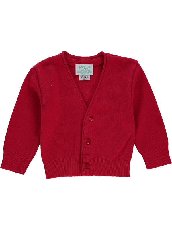 Julius Berger Cotton Cashmere Baby & Toddler Boy Cardigan Red - Imagewear