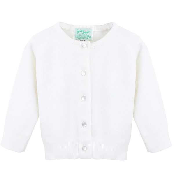 Julius Berger Cotton Cashmere Baby & Toddler Girl Cardigan 2 - Imagewear
