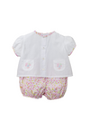 Petite Garden Ensemble Baby Girl Diaper Set