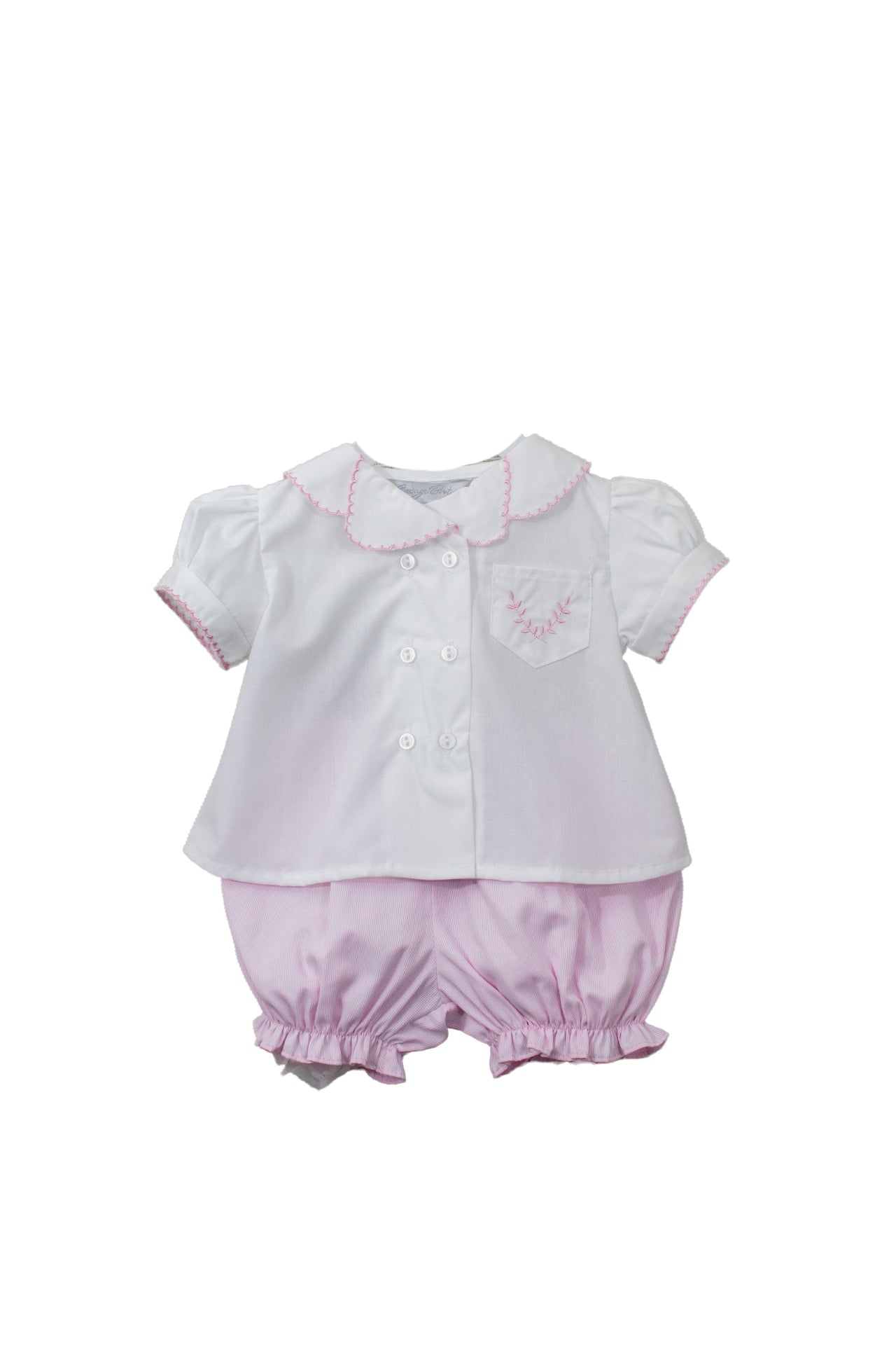 Petite Rose Baby Girl Diaper Set
