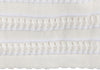 Silk Lines Ivory Baby Blanket 2