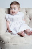 Smocked Cross Baby Girl Christening & Baptism Dress 3 - Imagewear
