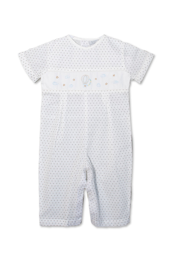 Smocked Star Baby Boy Longall