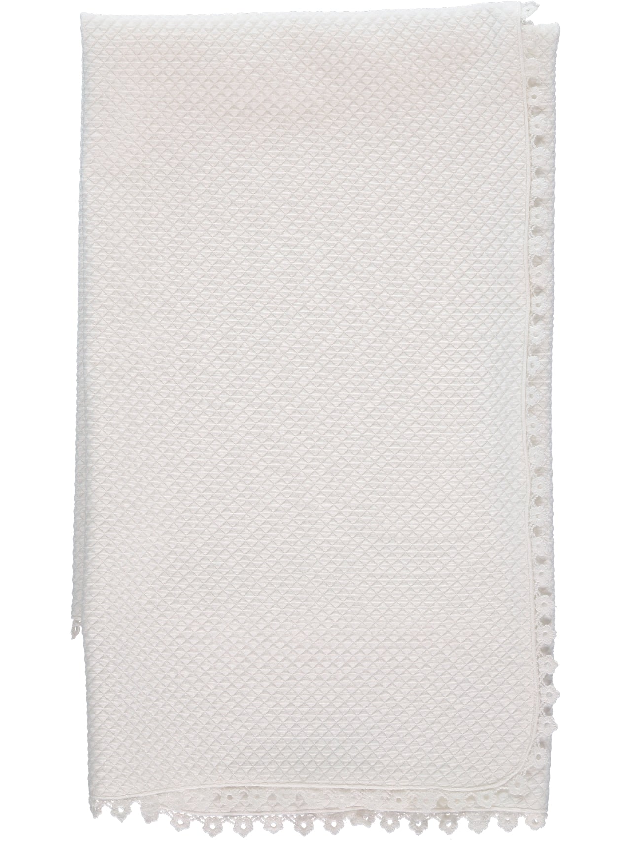 Special Occasion Off-White Quilted Baby Blanket 3