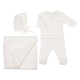 Special Occasion White 3 Piece Quilted Legging Bris Outfit 2