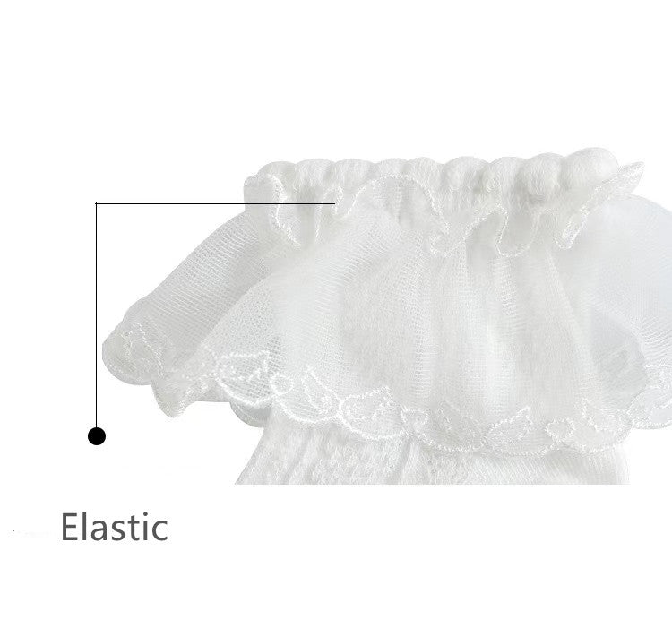 Wholesale Angel Wing Lace Baby Girl Socks 4 - Imagewear