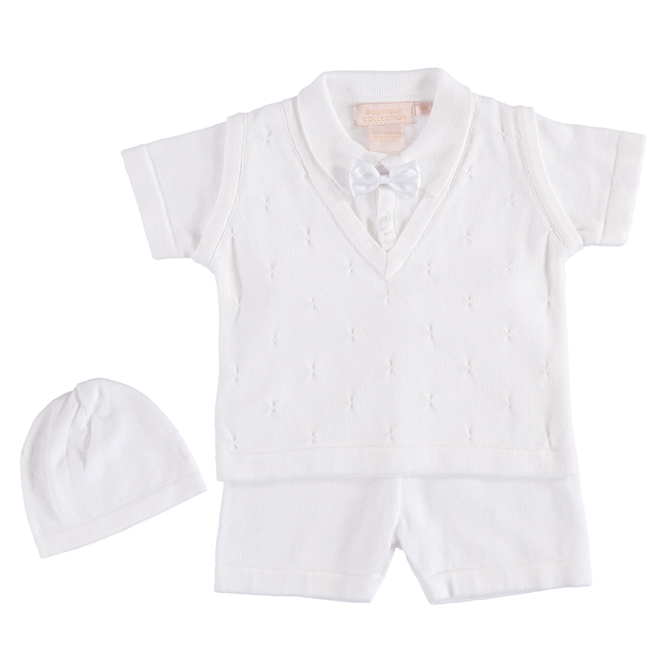 Wholesale Baby Boy Christening & Baptism Outfit Short Set - Imagewear