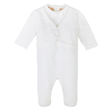 Wholesale Baby Boy Christening & Baptism Vest with Bonnet  2