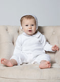 Wholesale Baby Boy Christening Outfit with Bonnet 4