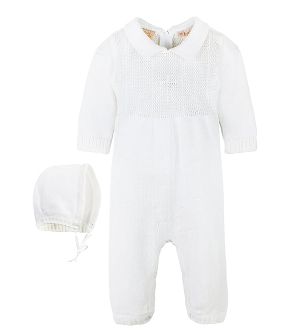 Wholesale Baby Boy Christening Outfit with Bonnet
