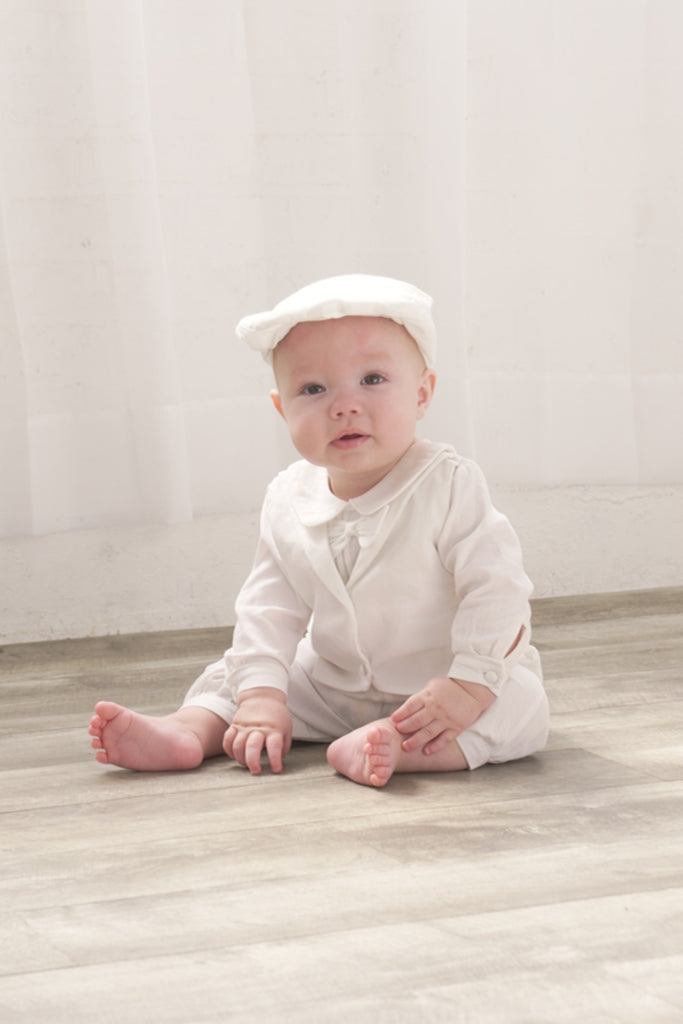 Wholesale Baby Boy Special Occasion Vest Longall with Hat 2