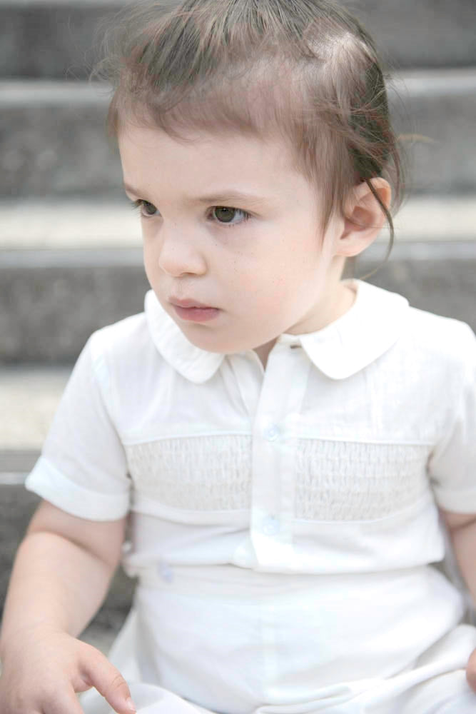 Wholesale Baby & Toddler Boy Baptism Hand Smocked Bobbie Suit 3 - Imagewear