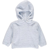 Wholesale Chenille Baby Zip Back Sweater Blue - Imagewear