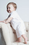Wholesale Christening & Baptism Baby Boy Shortall Summer Outfit 6 - Imagewear