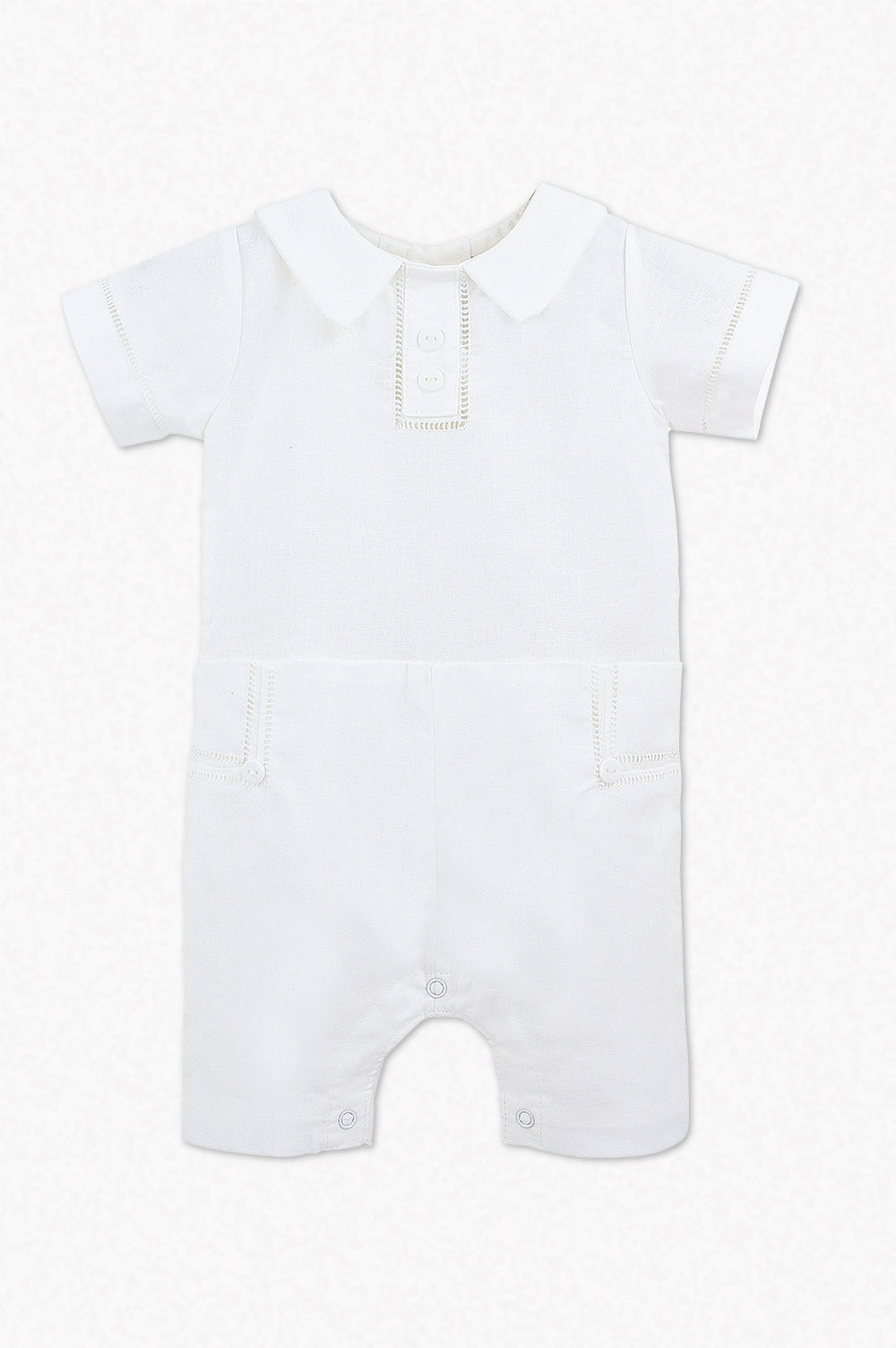 Wholesale Christening & Baptism Baby Boy Shortall Summer Outfit - Imagewear
