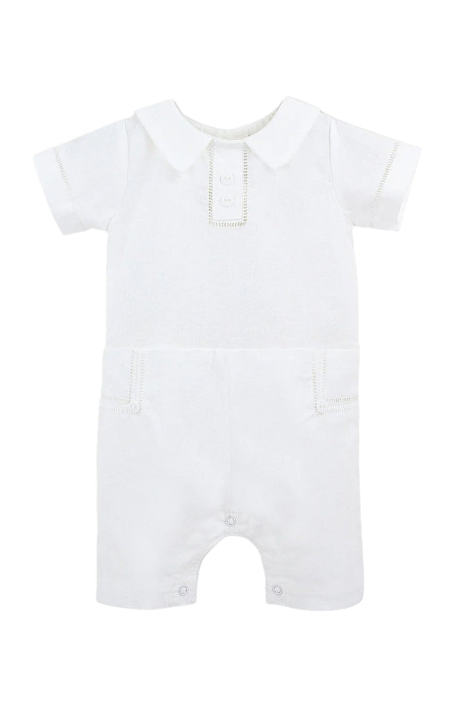 Wholesale Christening & Baptism Baby Boy Shortall Summer Outfit - Imagewear