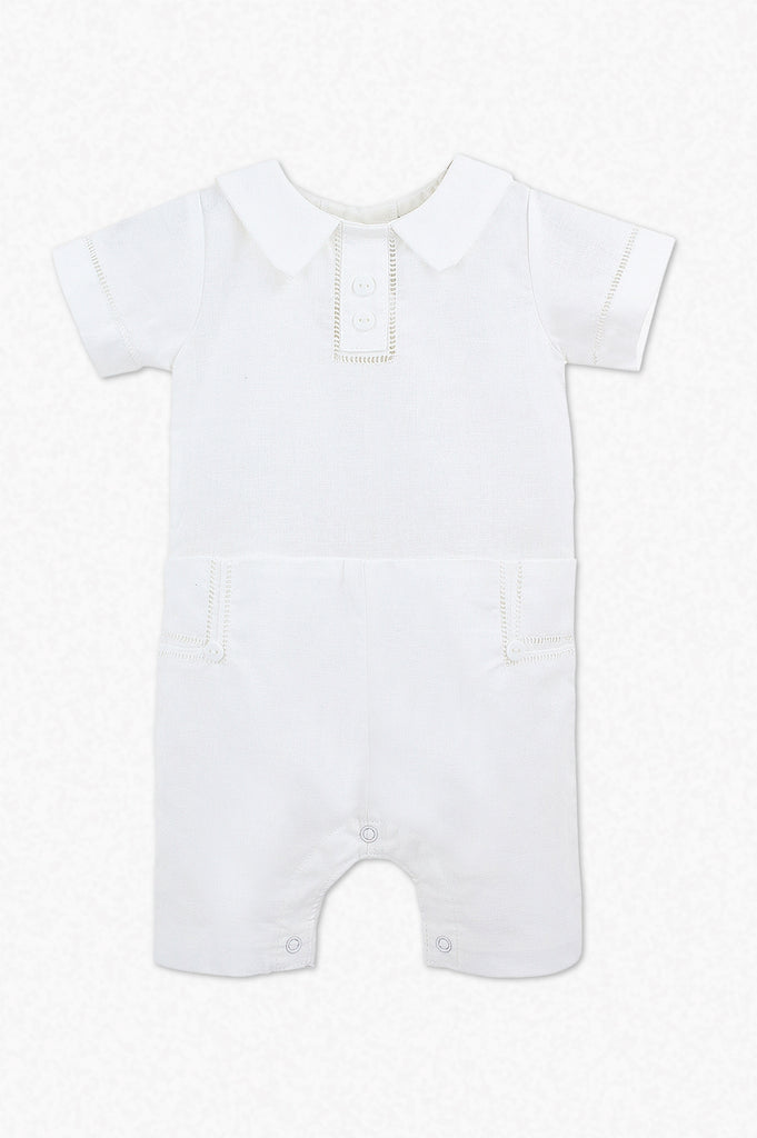Wholesale Christening & Baptism Baby Boy Shortall Summer Outfit - Imagewear