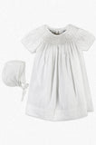  Wholesale Christening & Baptism Baby Girl Classic Bishop Dress with Bonnet - Imagewear