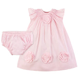 Wholesale Cut Out Flowers Classic Baby Girl Dress - Imagewear
