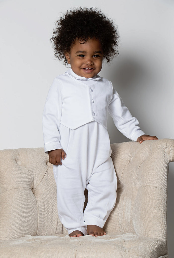 Wholesale Elegant Baby Boy Christening & Baptism Outfit Set 4