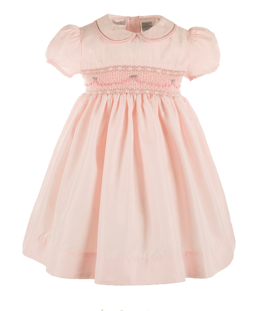 Wholesale Elegant Taffeta Pink Baby & Toddler Girl Dress 2 - Imagewear